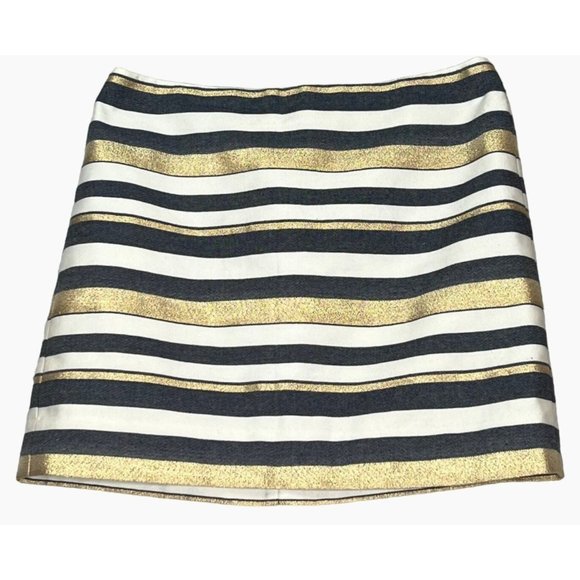 J. Crew Striped Skirt Women Size 2 - Picture 1 of 12